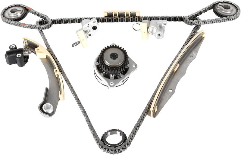 Autodevil Store Engine Timing Chain Kit Water Pump 4.0L Fit for Frontier 2005-2013 for Xterra 2005-2012 for NV1500 NV2500 NV3500 2012 w/Sprocket, Guide Rail, Tensioner Replace 13028-ZK01C TK3042 AW9426 - Image 1
